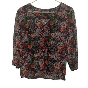 ZARA Basic, large Floral Women's Top
